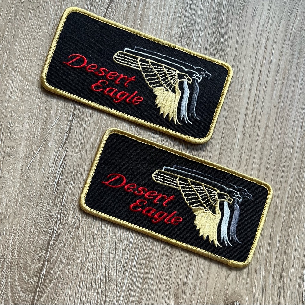 NEW - Patch - Set of (2) Desert Eagle Patches